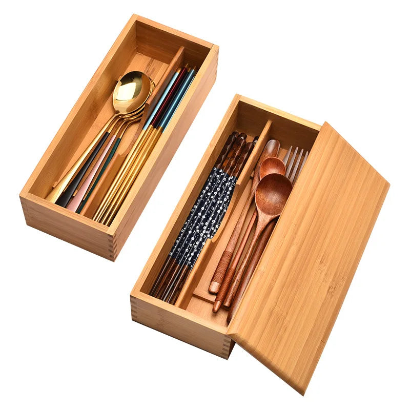 Wooden Kitchen Drawer Organizer