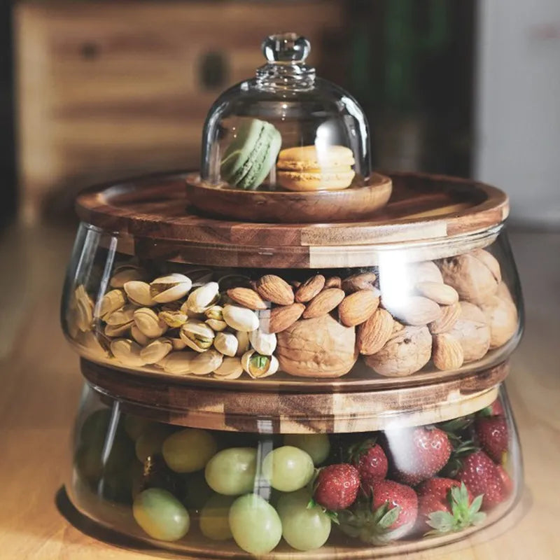 glass fruit plate